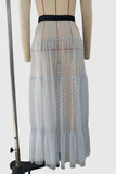 Flowy Sheer Maxi Skirt