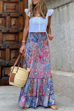 Boho Paisley Maxi Skirt