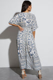 V-Neck Maxi Dress with Side Slits