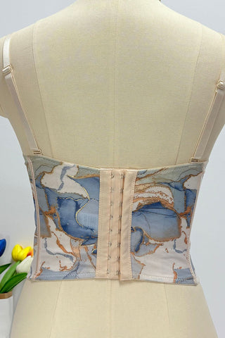 Floral Bustier Tank Top