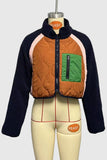 Quilted Colorblock Jacket