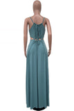 Cutout Front Casual Maxi Dress