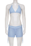 Chic Textured Bikini Set