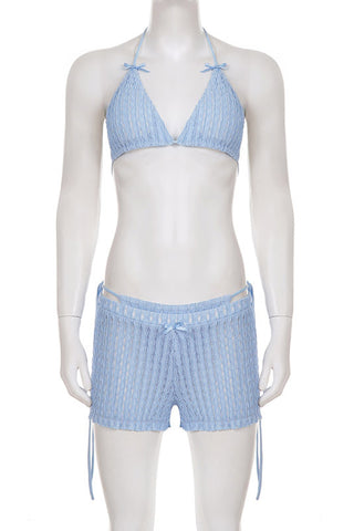 Chic Textured Bikini Set