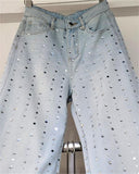 Embellished Wide Leg Jeans
