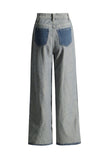 High-Waist Straight Leg Jeans