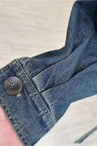 Stylish Denim Jacket with Belt