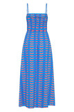 Patterned Strappy Summer Dress