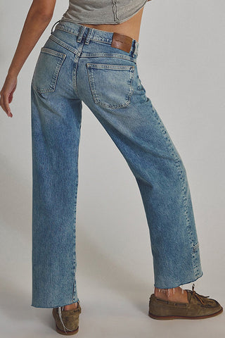 Classic Straight-Leg Denim Jeans