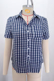 Classic Gingham Shirt with Buttons