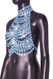 Crystal Embellished Halter Tank