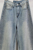 Embellished Straight-Leg Jeans