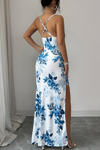 Floral Strappy Maxi Dress