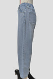 High-Waisted Straight-Leg Jeans