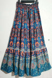Layered Bohemian Maxi Skirt
