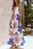 Floral Print Casual Maxi Dress