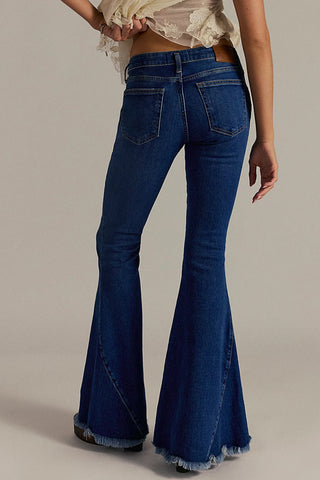 Stylish Wide-Leg Flare Jeans