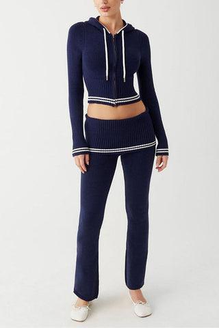 Stylish Hooded Pants Set