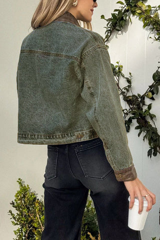 Classic Button Denim Jacket