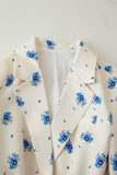 Floral Belted Blazer