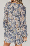 Floral Ruffle Overlay Romper