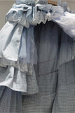 Ruffled Layer Midi Skirt