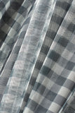 Checkered Midi Skirt