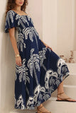 Floral Print Maxi Dress