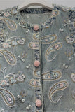 Patterned Button-Up Vest