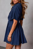 Button-Down Denim Dress
