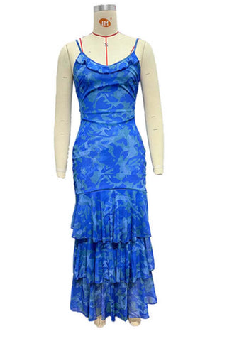Tiered Ruffle Maxi Dress