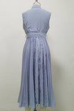 Striped Button-Front Casual Dress