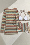 Crochet Bikini Set with Cover-Up