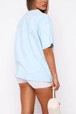 Graphic Flower Print T-Shirt