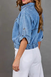 Button-Up Denim Jacket