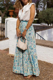 Patterned Patchwork Maxi Skirt