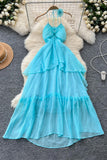 Halter Layered Casual Dress