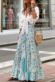 Patterned Patchwork Maxi Skirt