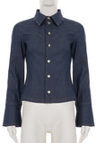 Classic Button-Up Denim Shirt