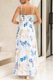 Nautical-Inspired Maxi Vacation Dress