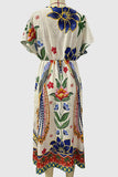 Vibrant Floral Maxi Dress
