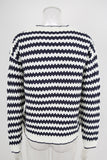 Chevron Pattern Knit Sweater