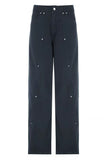 Wide-Leg Casual Pants
