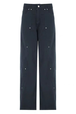 Wide-Leg Casual Pants