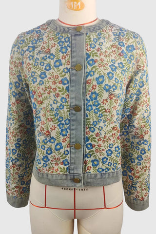 Floral Button-Up Jacket