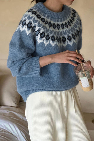Nordic Patterned Cozy Sweater