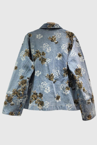 Floral Embellished Denim Jacket