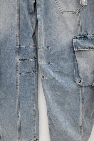 Utility-Inspired Wide Leg Jeans