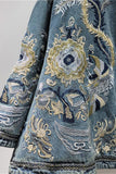 Patterned Denim Jacket