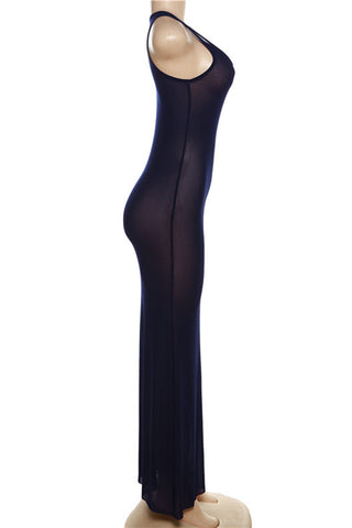 Sleeveless Casual Maxi Dress